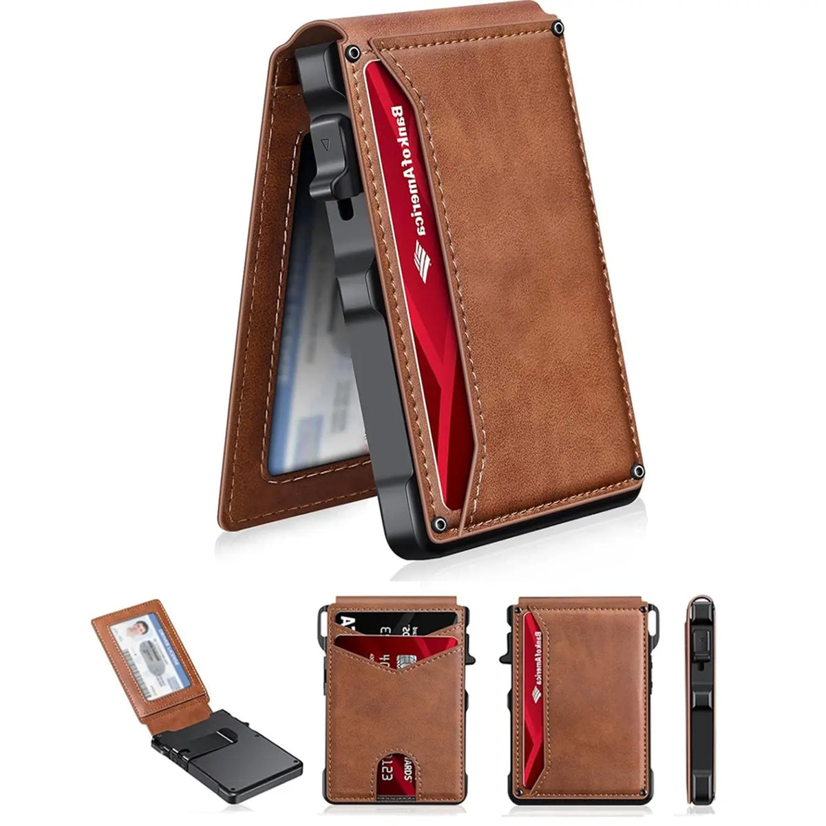 Harrigarri Smart Pop-Up Wallet — Quick Card Access, RFID Protection & Slim Everyday Carry