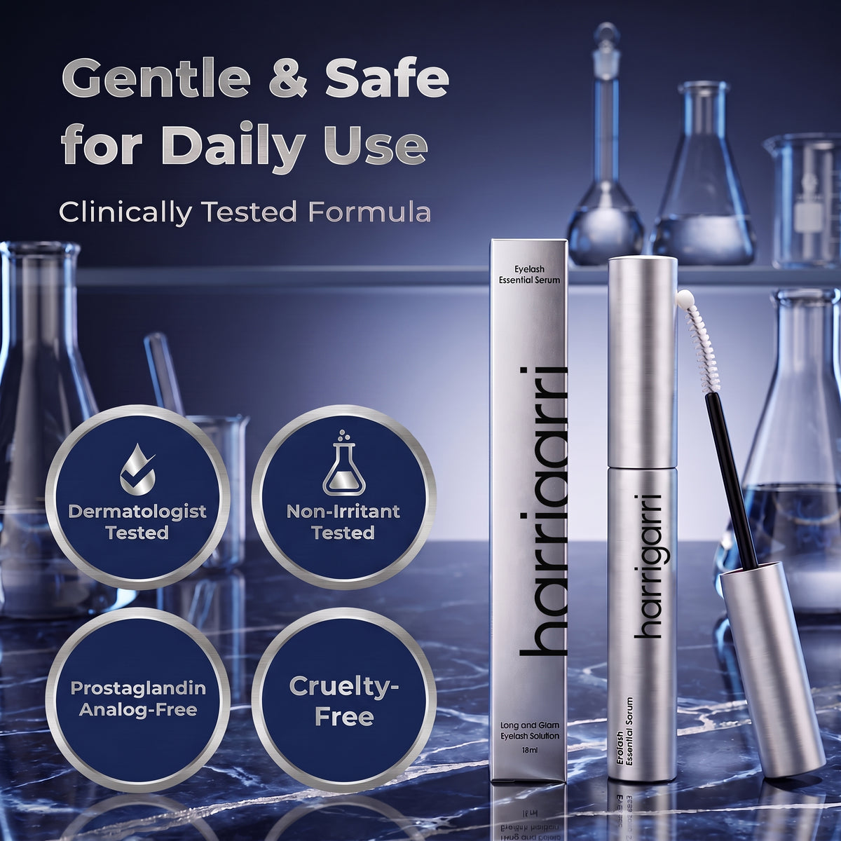 Harrigarri Eyelash Essential Serum – Longer, Fuller & Stronger-Looking Lashes