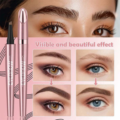 Micro-Fork Eyebrow Pen – Creates Fuller, Natural-Looking Brows in Seconds