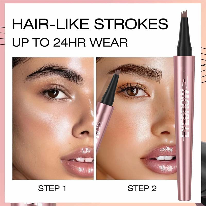 Micro-Fork Eyebrow Pen – Creates Fuller, Natural-Looking Brows in Seconds