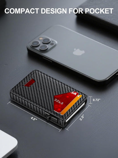 Harrigarri Smart Pop-Up Wallet — Quick Card Access, RFID Protection & Slim Everyday Carry