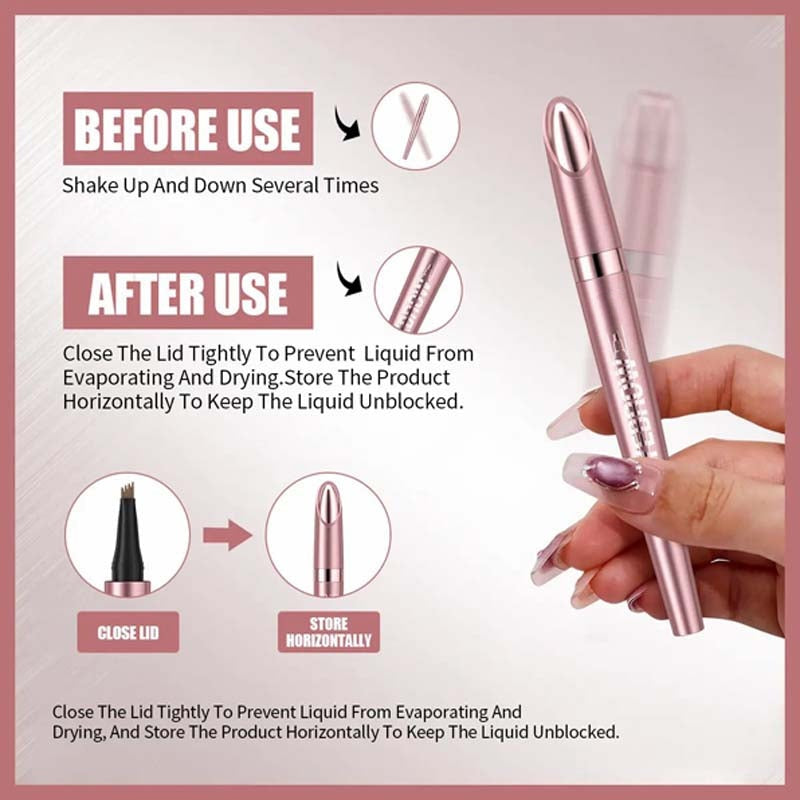 Micro-Fork Eyebrow Pen – Creates Fuller, Natural-Looking Brows in Seconds