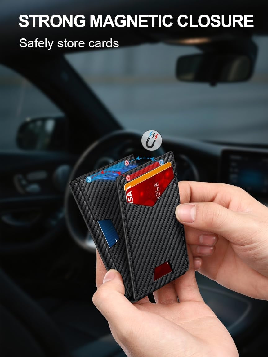 Harrigarri Smart Pop-Up Wallet — Quick Card Access, RFID Protection & Slim Everyday Carry