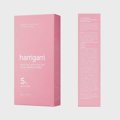 Harrigarri PDRN Collagen Gua Sha Neck Cream – For Firmer, Smoother-Looking Neck Skin