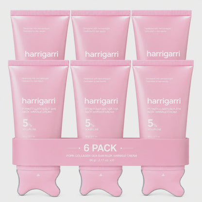Harrigarri PDRN Collagen Gua Sha Neck Cream – For Firmer, Smoother-Looking Neck Skin