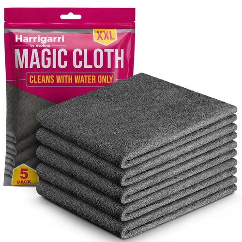 🎁 Buy 1 Get 1 FREE 🎁 Harrigarri Magic Cleaning Cloth (5-Pack) – Streak-Free Shine with Just Water