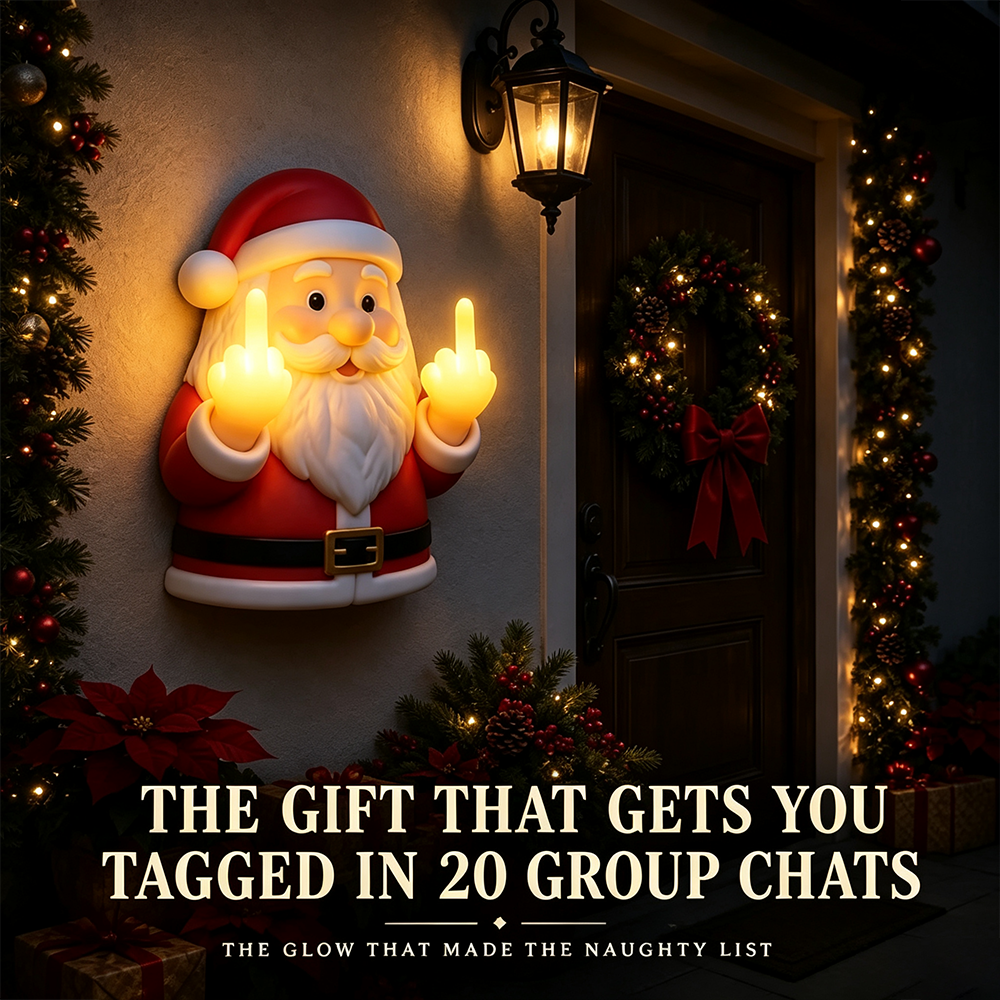 Funny Holiday LED Lamp – Cute Ghost, Santa, Grinch & Reindeer Christmas Decor
