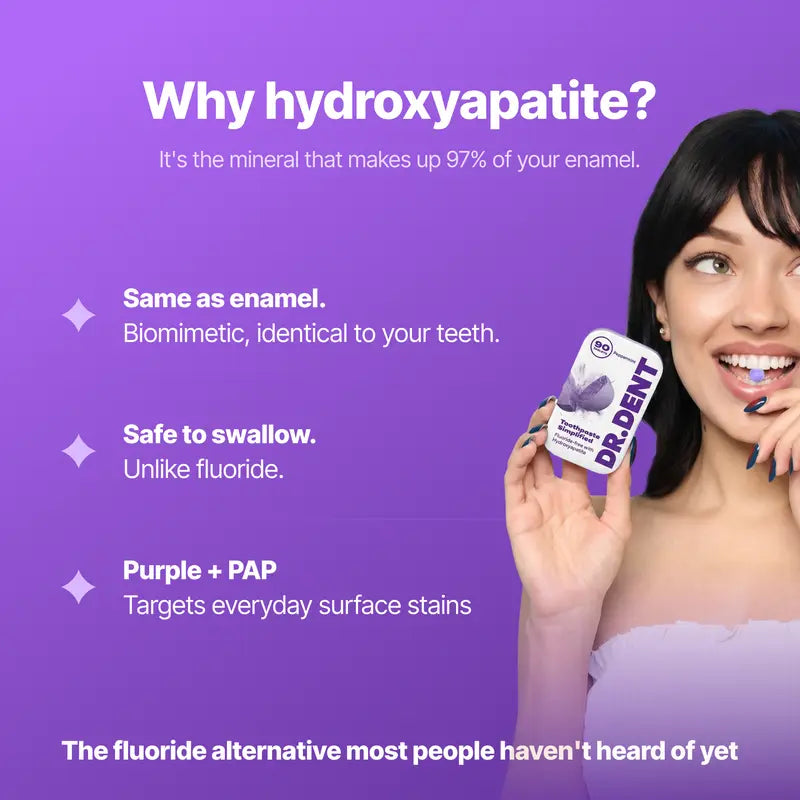 A Brighter-Looking Smile, One Tablet Away.