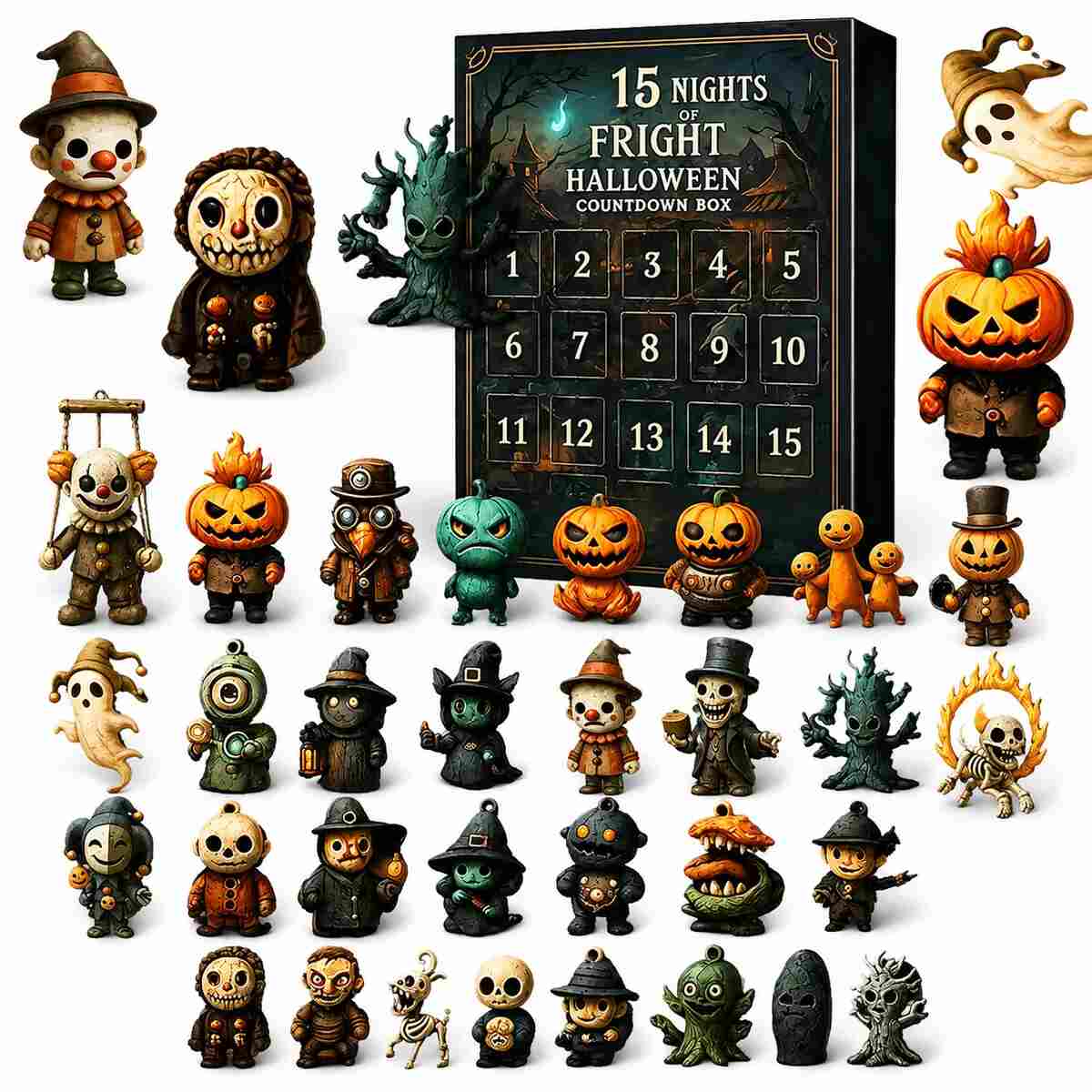 31 Nights of Fright Halloween Countdown Box