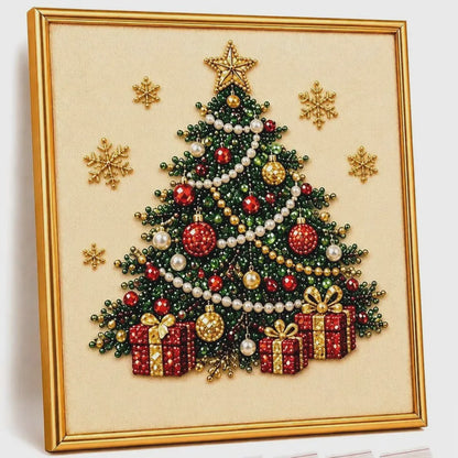 Christmas Pearl Diamond Painting Kit – Relaxing DIY Craft & Festive Home Decor