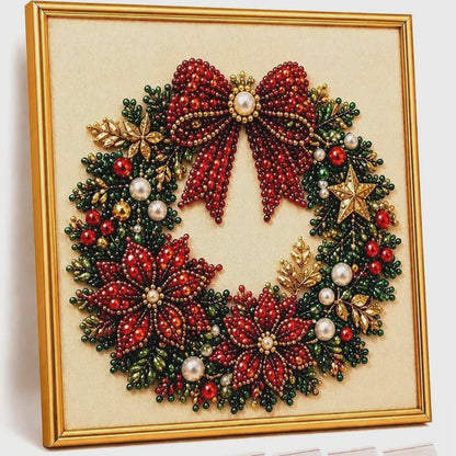 Christmas Pearl Diamond Painting Kit – Relaxing DIY Craft & Festive Home Decor