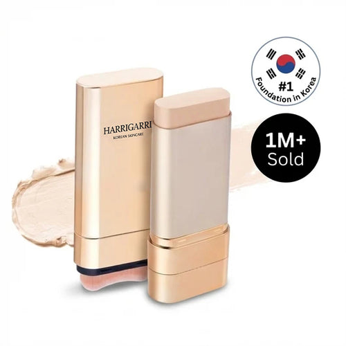 Harrigarri Ended Full Coverage Foundation Stick – Smooths, Blurs & Perfects for Up to 16 Hours