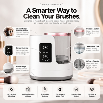Electric Makeup Brush Cleaner