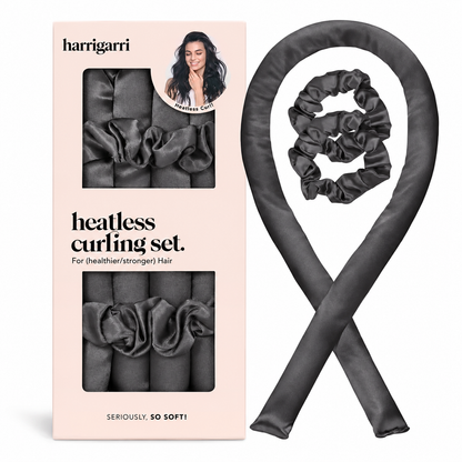 Harrigarri Heatless Curling Set – No Heat Damage, Soft & Bouncy Curls Overnight