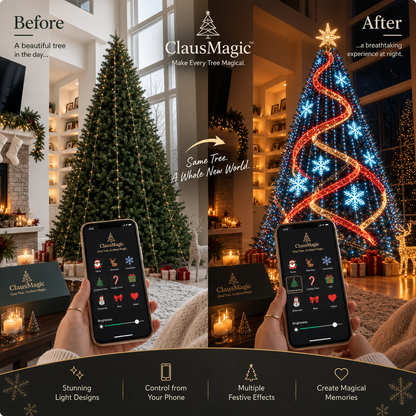 Smart Christmas Tree Lights – Transform Your Tree Into a Magical App-Controlled Holiday Light Show