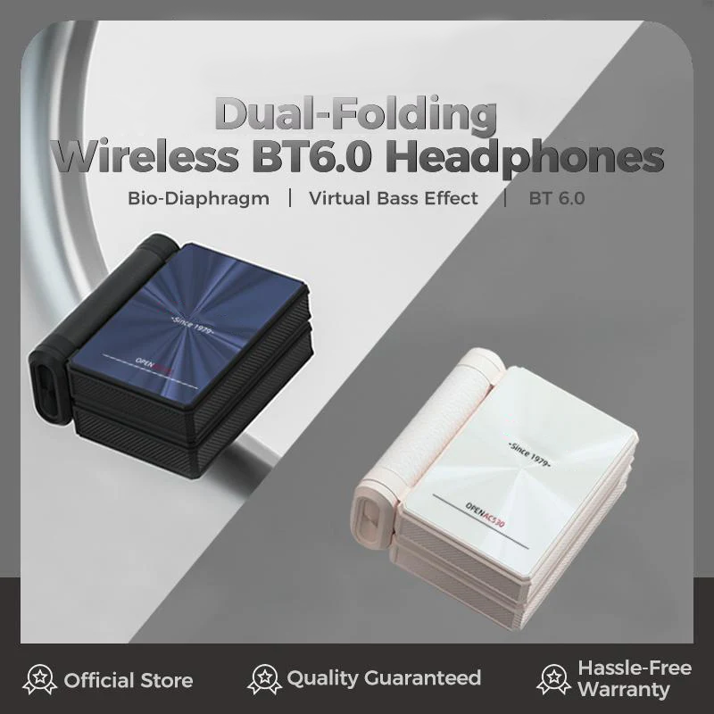 Wireless Noise-Canceling Bluetooth 6.0 Earbuds – 145H Battery, IPX5 Waterproof, Sports