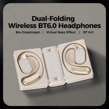 Wireless Noise-Canceling Bluetooth 6.0 Earbuds – 145H Battery, IPX5 Waterproof, Sports