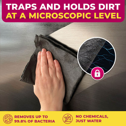 🎁 Buy 1 Get 1 FREE 🎁 Harrigarri Magic Cleaning Cloth (5-Pack) – Streak-Free Shine with Just Water